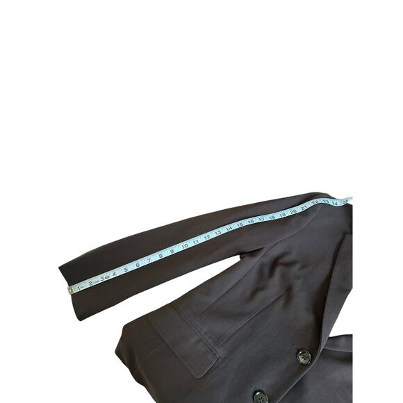 J.Crew One Button Blazer Black Office Work Business Academia Preppy Size 8 - Picture 11 of 12